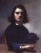 Gustave Courbet Self-Portrait painting